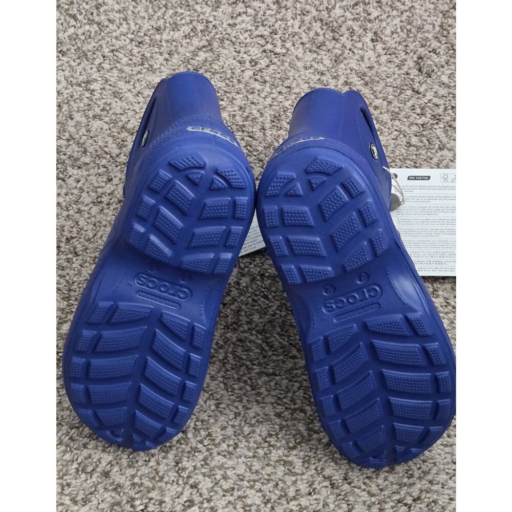CROCS 12803 Kids Cerulean Blue Handle It Rain Boots US 2 size J2 Youth Big Kids - Picture 8 of 9
